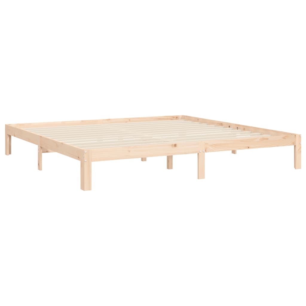 Bed Frame Without Mattress Solid Wood Pine