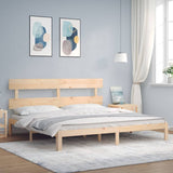 Bed Frame Without Mattress Solid Wood Pine