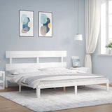 Bed Frame Without Mattress Solid Wood Pine