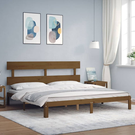 Bed Frame Without Mattress Solid Wood Pine