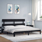 Bed Frame Without Mattress Solid Wood Pine