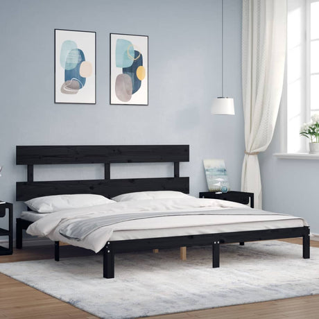 Bed Frame Without Mattress Solid Wood Pine