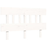 Bed Frame without Mattress White 120x200 cm Solid Wood Pine