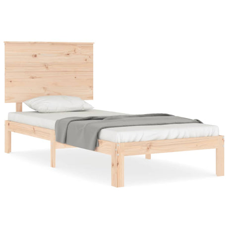 Bed Frame Without Mattress Single Solid Wood Pine