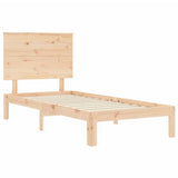 Bed Frame Without Mattress Single Solid Wood Pine
