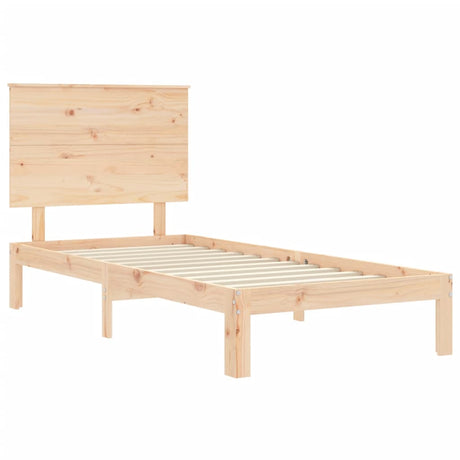 Bed Frame Without Mattress Single Solid Wood Pine