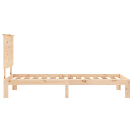 Bed Frame Without Mattress Single Solid Wood Pine