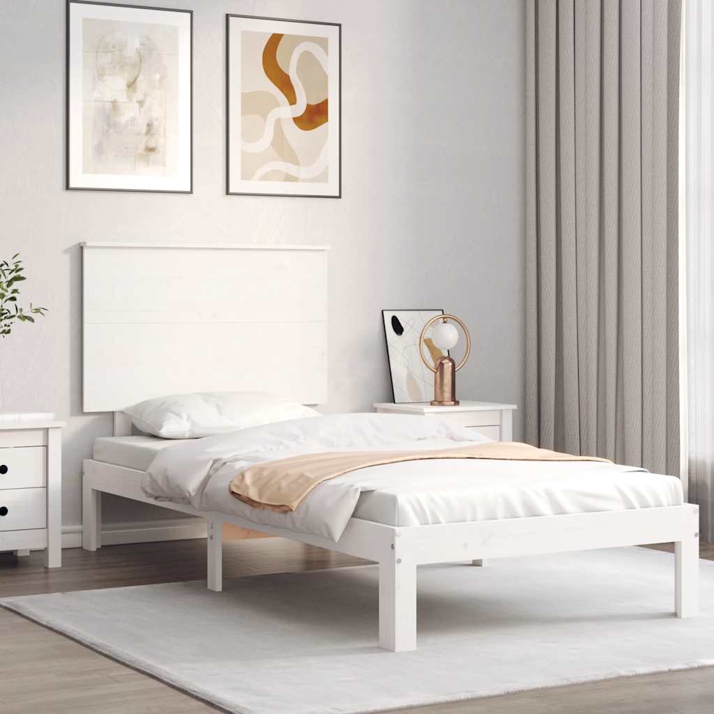 Bed Frame Without Mattress Single Solid Wood Pine