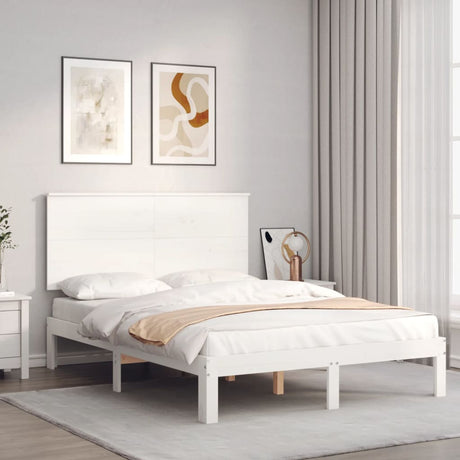 Bed Frame Without Mattress Single Solid Wood Pine