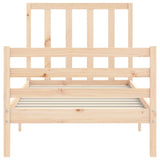 Bed Frame Without Mattress Small Single Solid Wood Pine