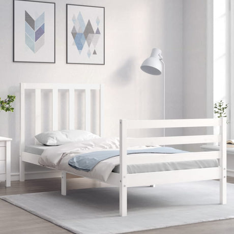 Bed Frame Without Mattress Small Single Solid Wood Pine