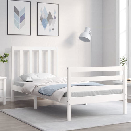 Bed Frame Without Mattress Small Single Solid Wood Pine