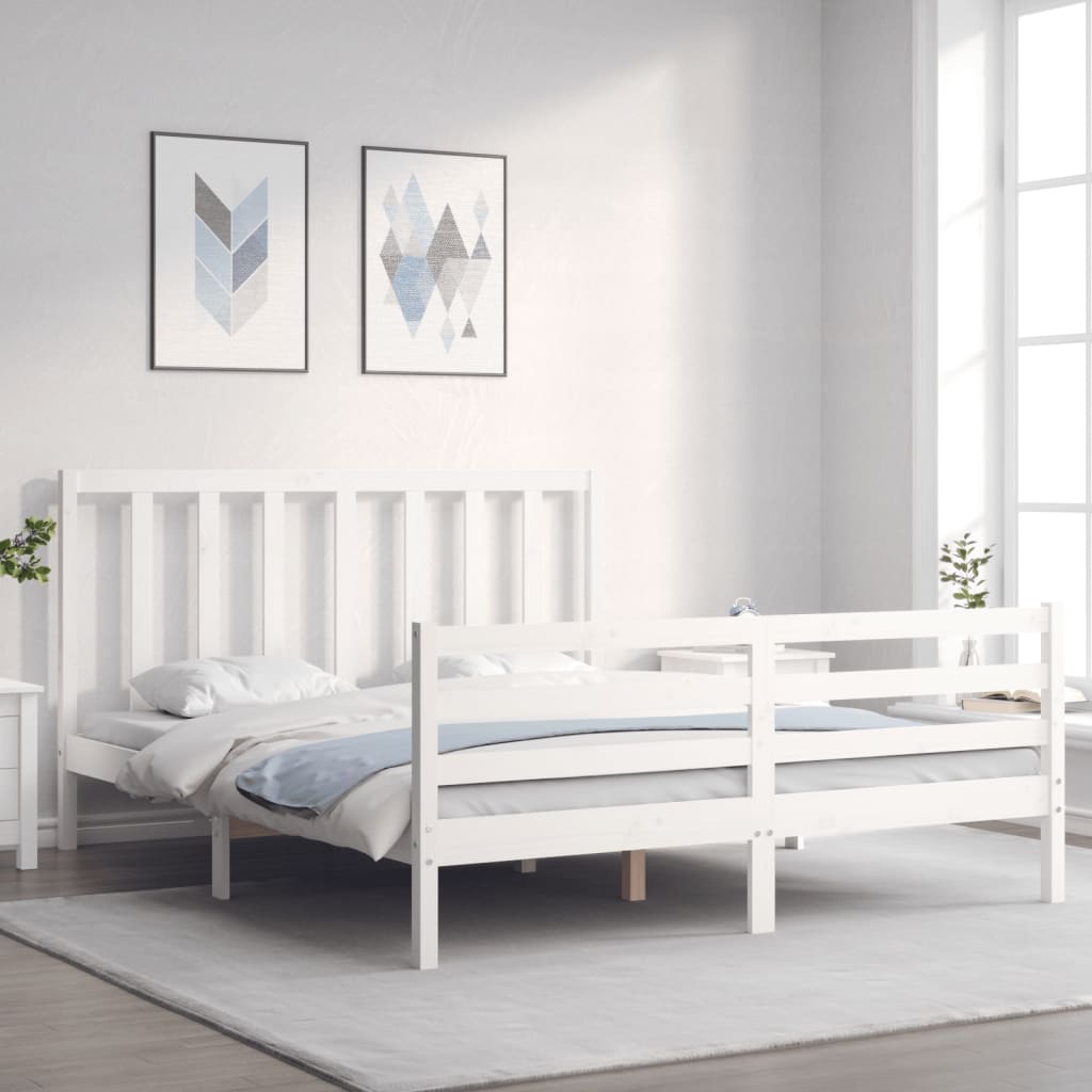 Bed Frame Without Mattress Small Single Solid Wood Pine
