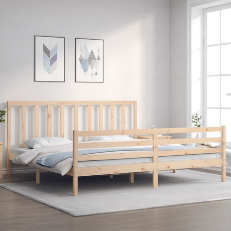 Bed Frame Without Mattress Small Single Solid Wood Pine