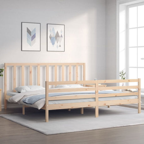 Bed Frame Without Mattress Small Single Solid Wood Pine