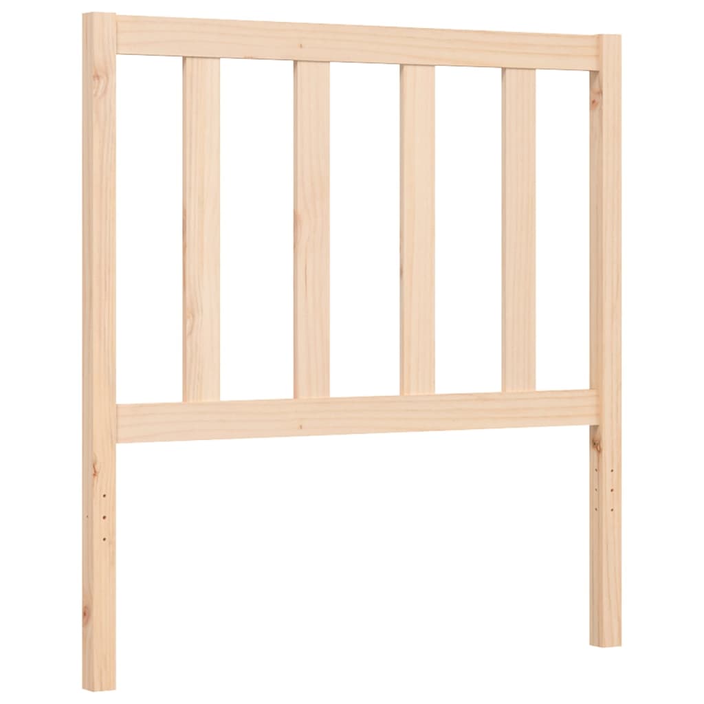 Bed Frame without Mattress 100x200 cm Solid Wood Pine