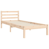 Bed Frame without Mattress 100x200 cm Solid Wood Pine