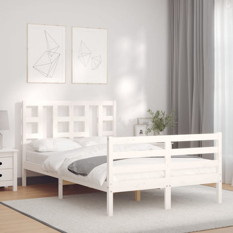 Bed Frame Without Mattress Solid Wood Pine