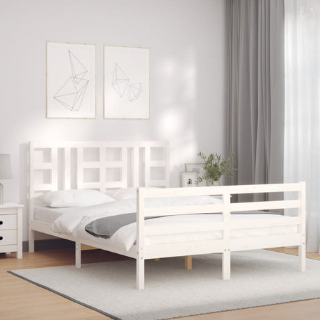 Bed Frame Without Mattress Solid Wood Pine