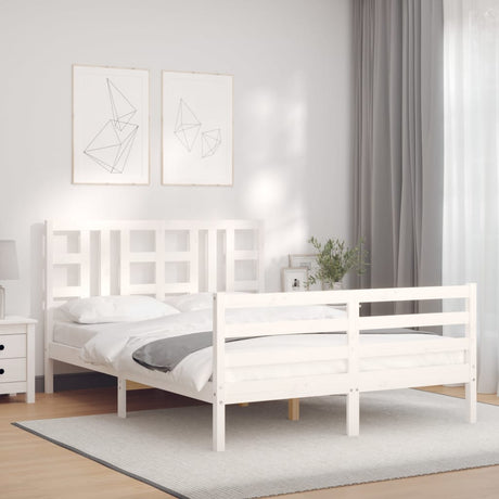 Bed Frame Without Mattress Solid Wood Pine