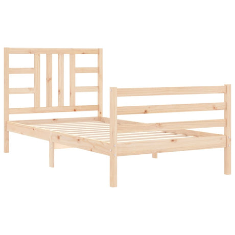 Bed Frame Without Mattress Solid Wood Pine