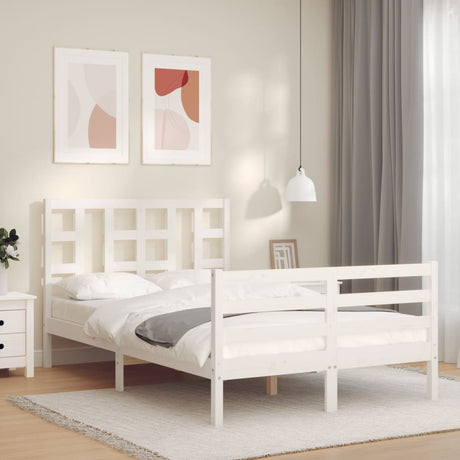 Bed Frame Without Mattress Solid Wood Pine