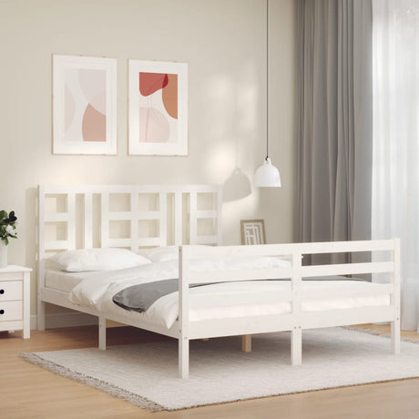 Bed Frame Without Mattress Solid Wood Pine