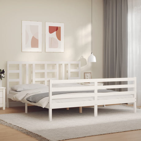 Bed Frame Without Mattress Solid Wood Pine