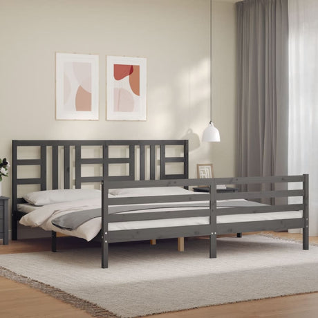 Bed Frame Without Mattress Solid Wood Pine
