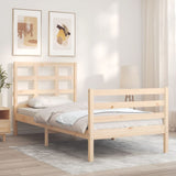 Bed Frame Without Mattress Single Solid Wood