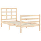 Bed Frame Without Mattress Single Solid Wood