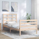 Bed Frame Without Mattress Single Solid Wood