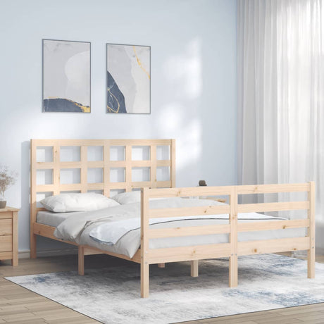Bed Frame Without Mattress Single Solid Wood