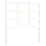 Bed Frame without Mattress White 100x200 cm Solid Wood