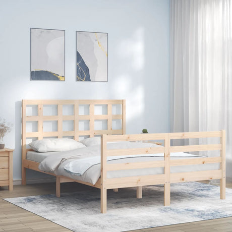Bed Frame Without Mattress Single Solid Wood