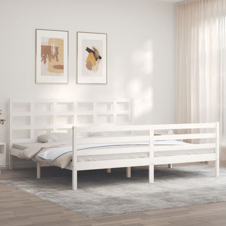 Bed Frame Without Mattress Single Solid Wood