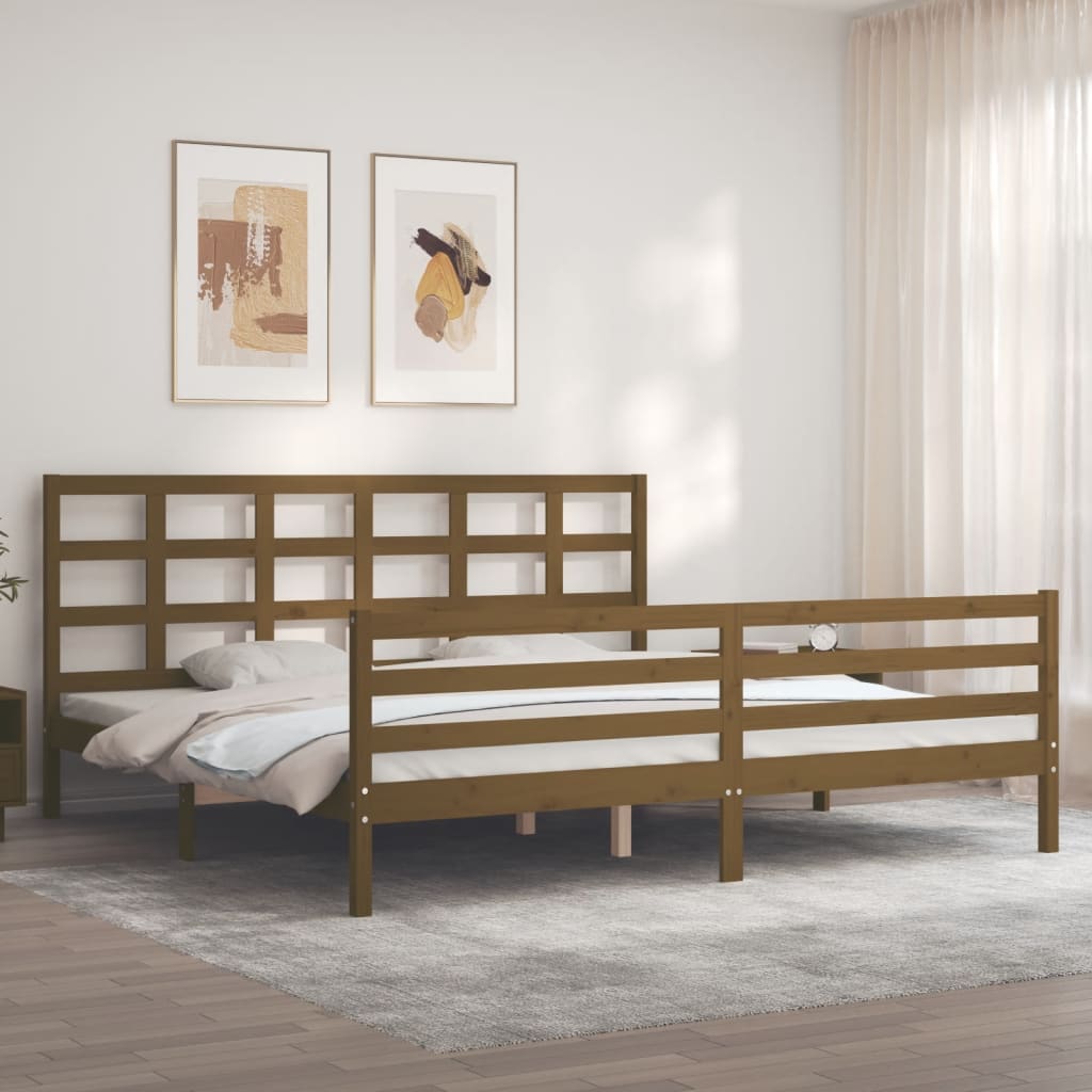 Bed Frame Without Mattress Single Solid Wood