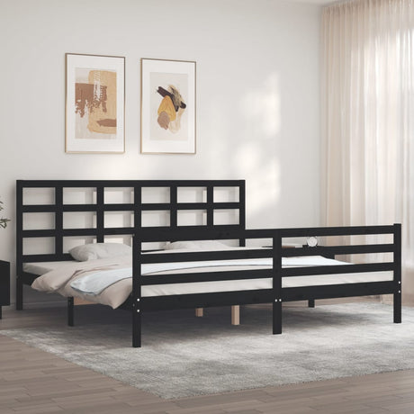 Bed Frame Without Mattress Single Solid Wood