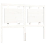Bed Frame without Mattress White 140x190 cm Solid Wood