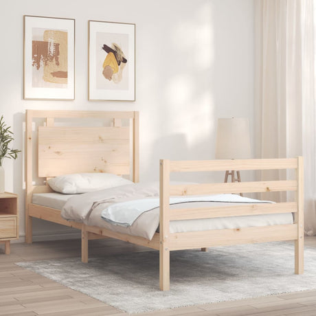Bed Frame Without Mattress Solid Wood