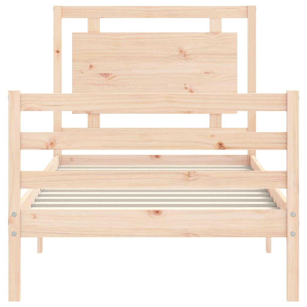 Bed Frame Without Mattress Solid Wood