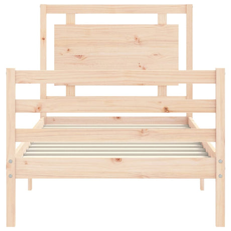 Bed Frame Without Mattress Solid Wood