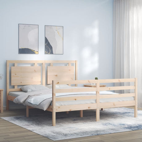 Bed Frame Without Mattress Solid Wood