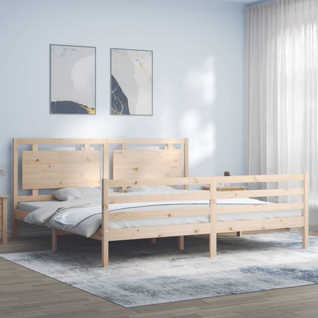 Bed Frame Without Mattress Solid Wood
