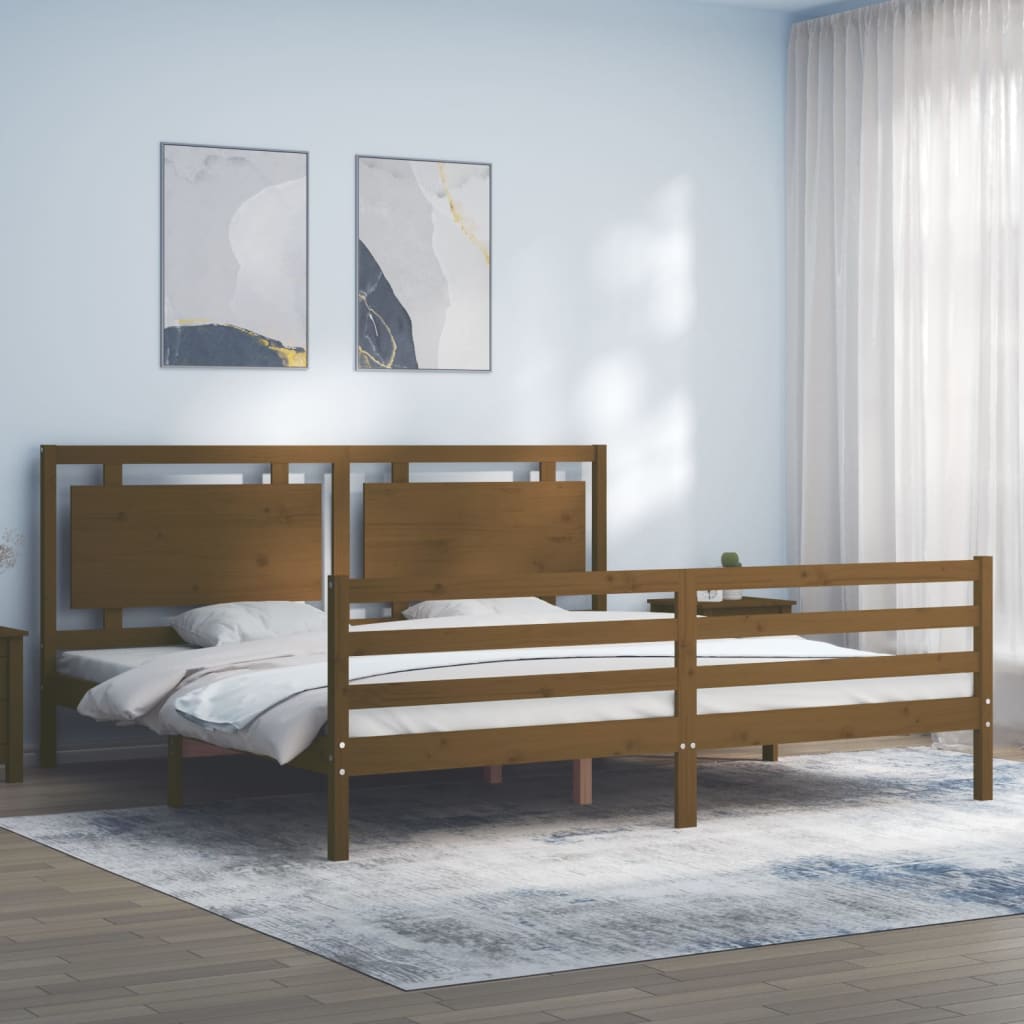 Bed Frame Without Mattress Solid Wood