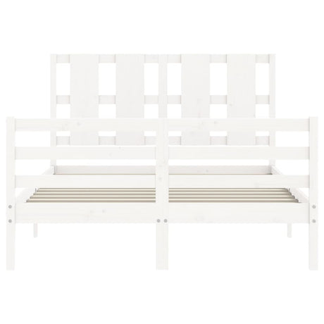 Bed Frame Without Mattress Double Solid Wood