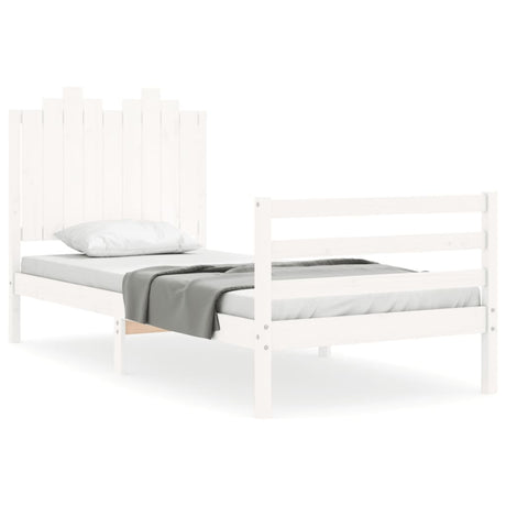 Bed Frame Without Mattress Single Solid Wood
