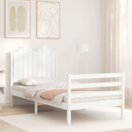 Bed Frame Without Mattress Single Solid Wood