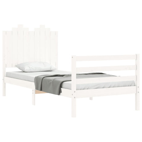 Bed Frame Without Mattress Single Solid Wood