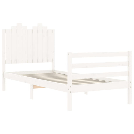 Bed Frame Without Mattress Single Solid Wood